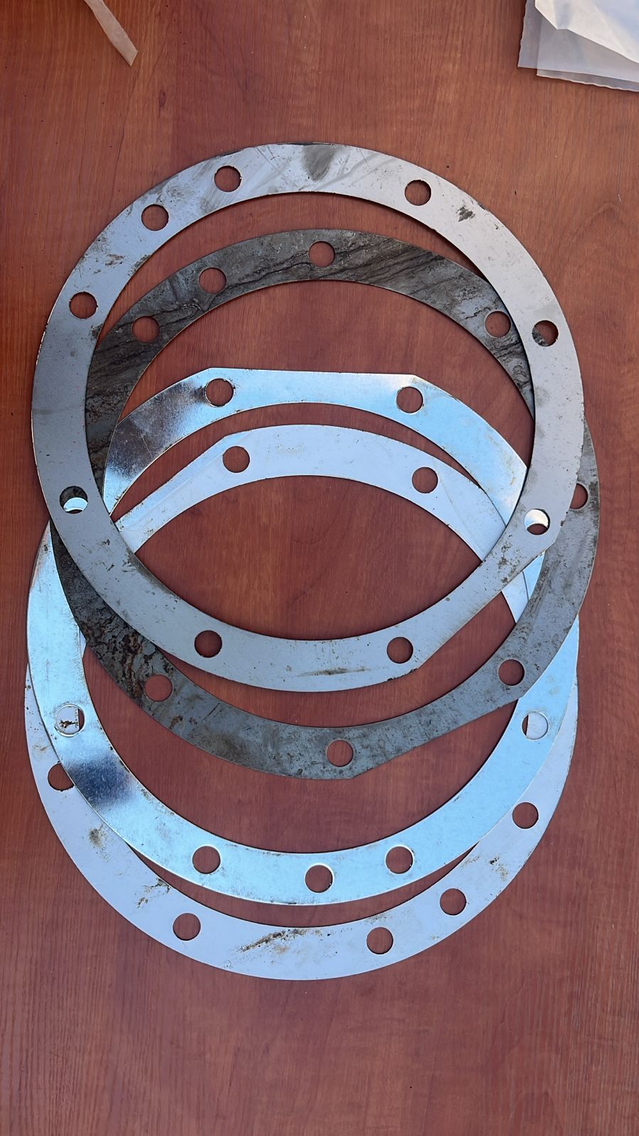 Прокладки металл регулировочные 2