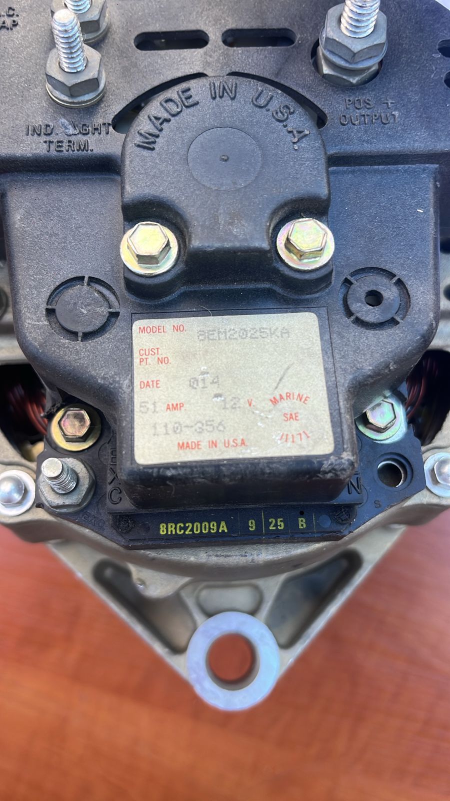 Генератор 110-356 51А 12V 3