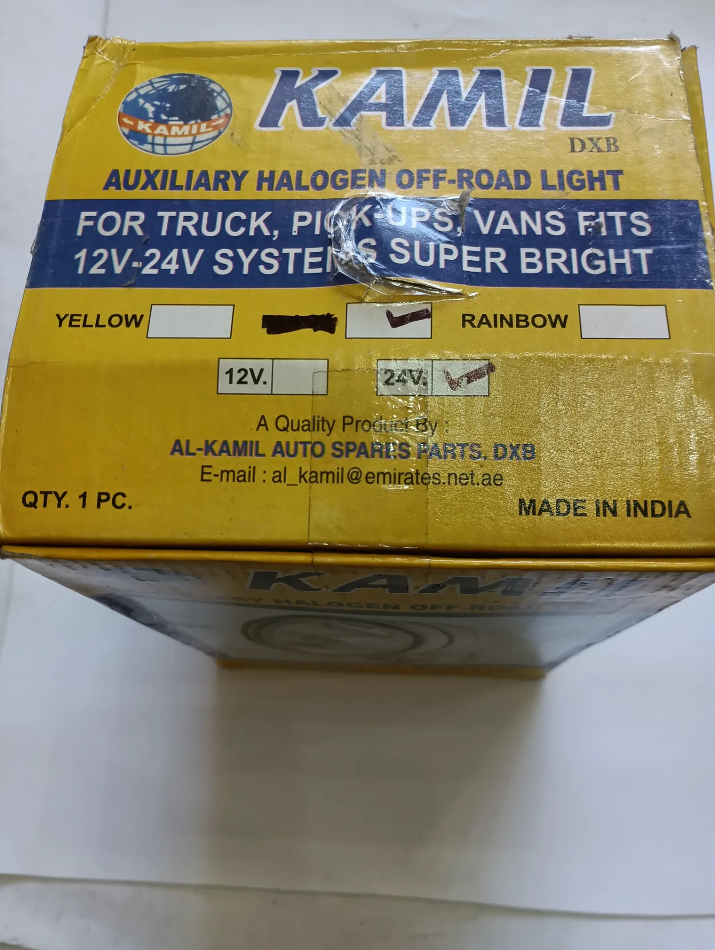 Фара дополнительная 24V 3